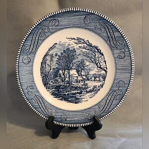 Currier & Ives Dinner Plate